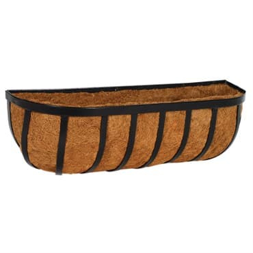 WSP 24" Forge Trough Planter With Coco Liner — photo 1 of 2