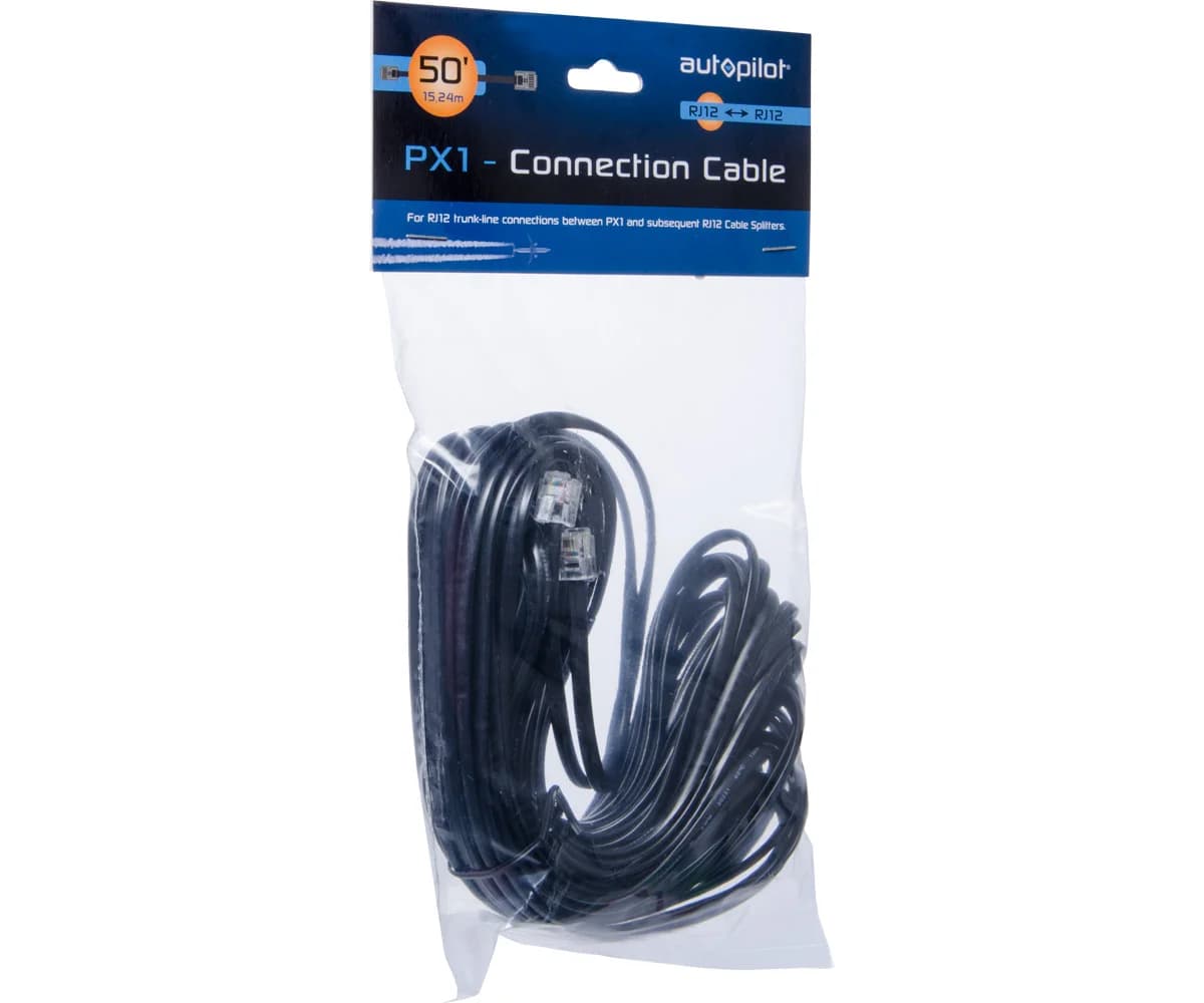 PX1 Connection Cable, RJ12 to RJ12, 50' — product photo