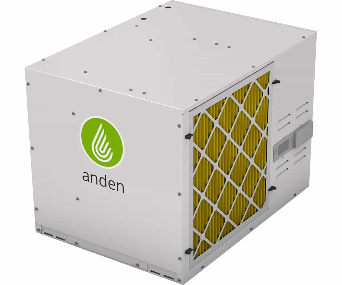 Anden Grow-Optimized Industrial Dehumidifier, 320 Pints/Day 277v